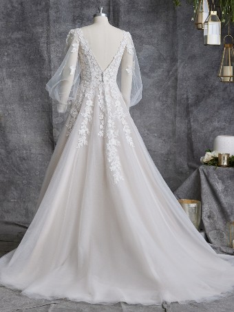 Maggie Sottero Style #Alexandria #5 Black Ivory Ivory/Misty Mauve thumbnail