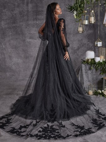 Maggie Sottero Style #Alexandria #3 Black Ivory Ivory/Misty Mauve thumbnail