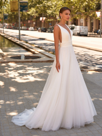 Val Stefani  Style #S2231 #1 Ivory/Nude thumbnail