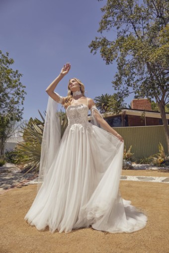 Casablanca  Bridal Style #BL396 #4 Ivory/Nude thumbnail