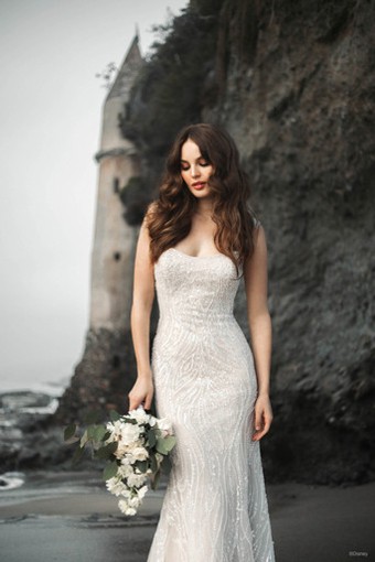 Disney Fairy Tale Weddings Style #D360 Ariel #0 default Champagne/Nude/Ivory thumbnail