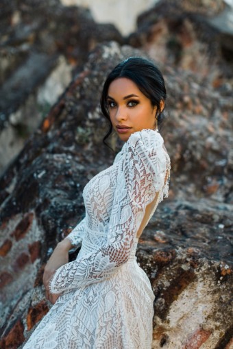 Allure Bridal Style #F309 #1 Sand/Ivory/Champagne/Nude thumbnail