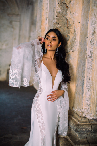 Allure Bridal Style #F307 #6 Almond/Champagne/Ivory/Nude thumbnail