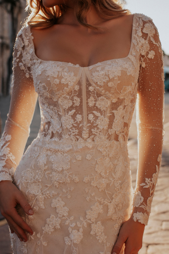 Allure Bridal Style #E355 #2 Light Pink/Ivory thumbnail