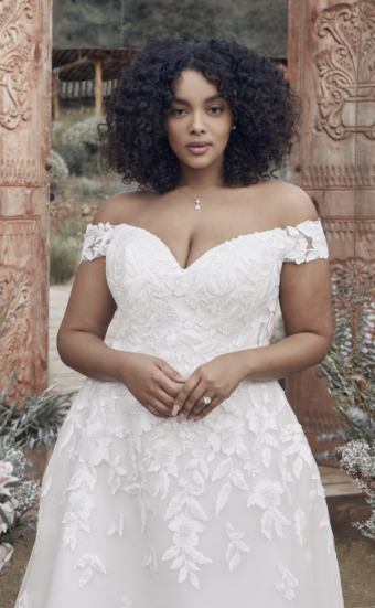 Casablanca  Bridal Style #BL419C #1 Ivory/Sorbet/Nude/Ivory thumbnail