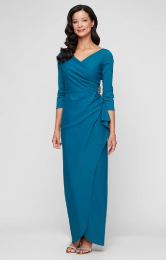 Alex Evenings Style #8134310 #1 Teal thumbnail