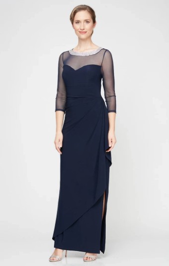 Alex Evenings Style #81351578 #2 Navy thumbnail