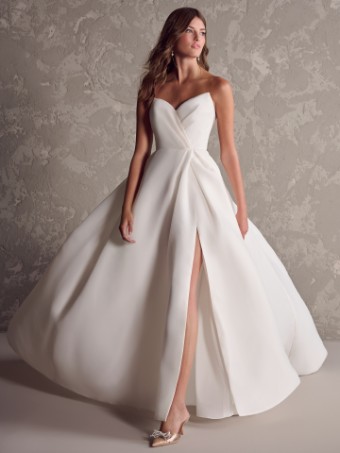 Maggie Sottero Style #NISHA #1 Soft Pearl (gown with Natural Illusion) thumbnail