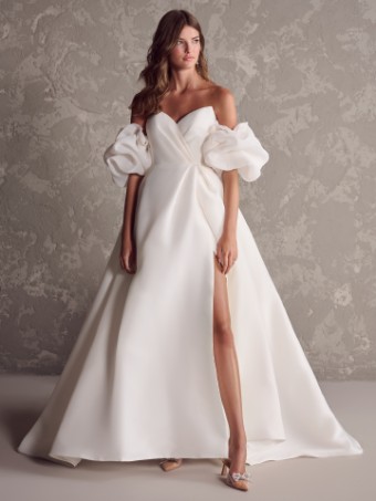 Maggie Sottero Style #NISHA #3 Soft Pearl (gown with Natural Illusion) thumbnail