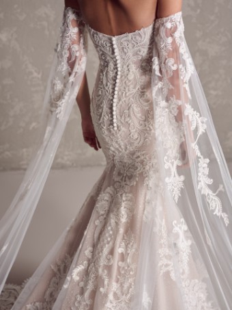 Sottero and Midgley Style #SHIRAZ 24SK215A01 #2 Ivory/Nude (gown with Ivory Illusion) thumbnail