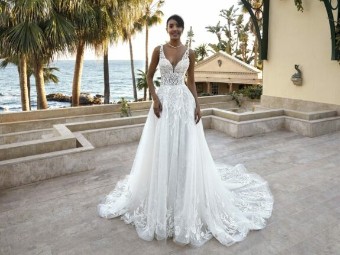 Demetrios Style #1240 #0 default Ivory/Sheer/Nude/Natural thumbnail