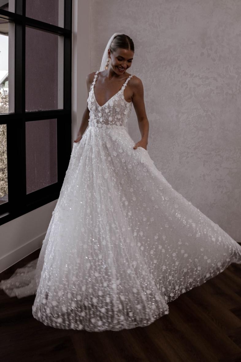 Made with Love | Becker's Bridal - Lenni Flowy | Becker's Bridal -  Michigan's Premier Bridal Shop