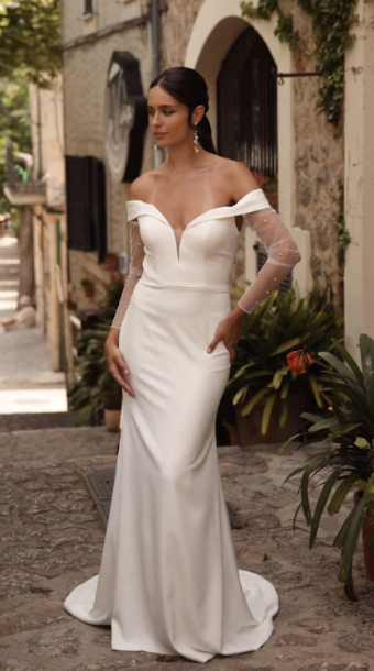 Val Stefani  Style #S2261 #0 default Ivory/Light Nude thumbnail