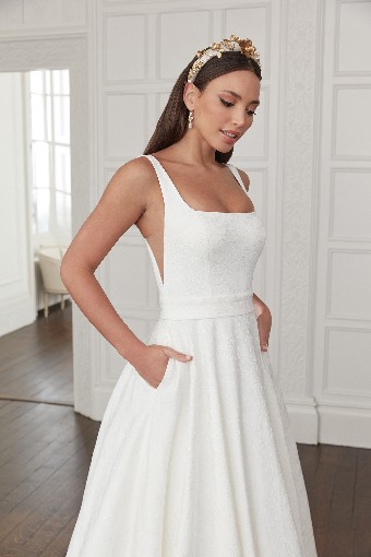 Justin Alexander Style #44357 #8 Ivory/Nude thumbnail