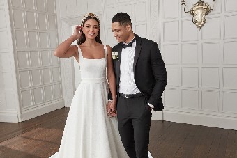Justin Alexander Style #44357 #13 Ivory/Nude thumbnail