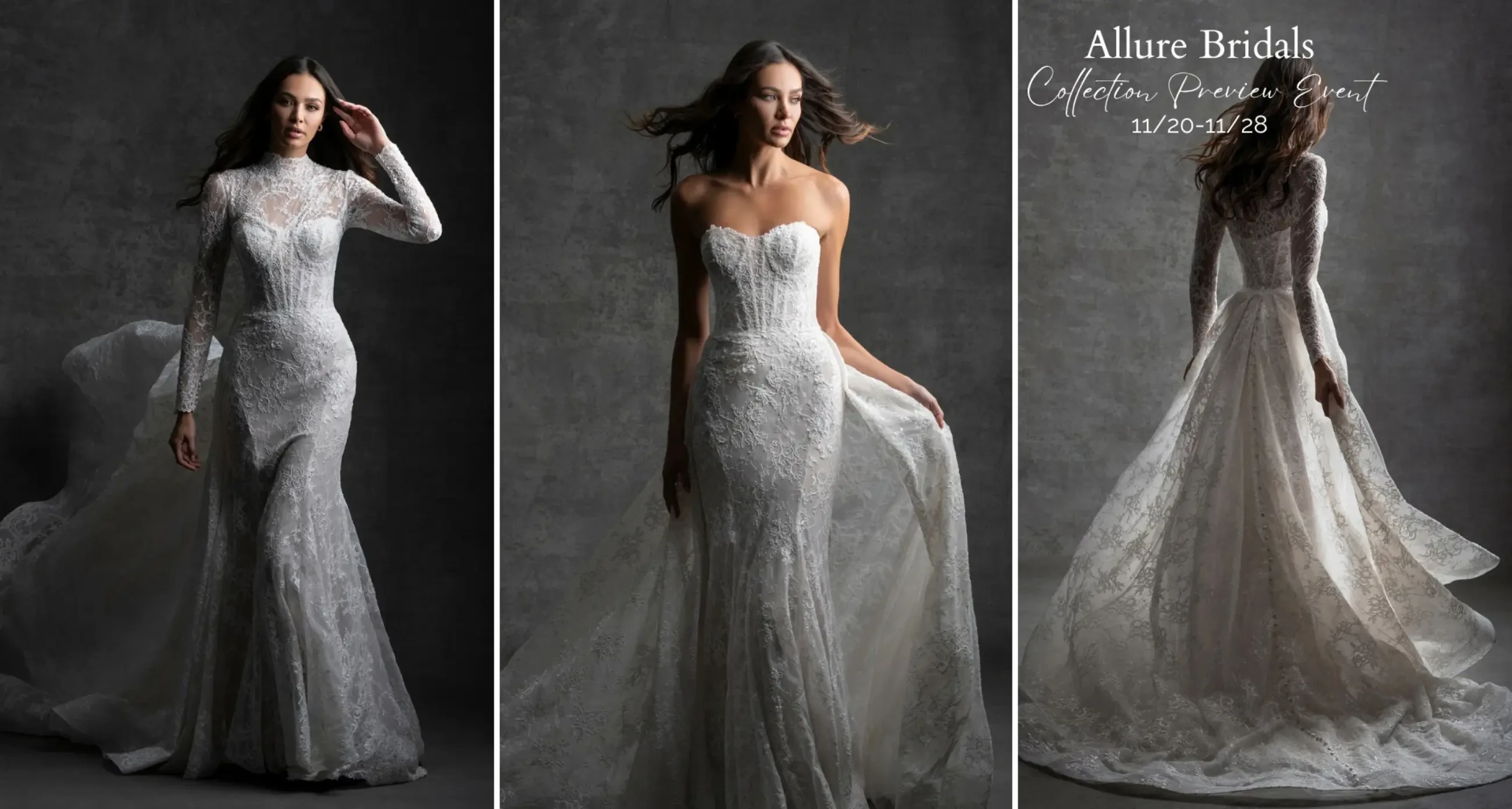 Allure Bridals Trunk Show Banner for Desktop